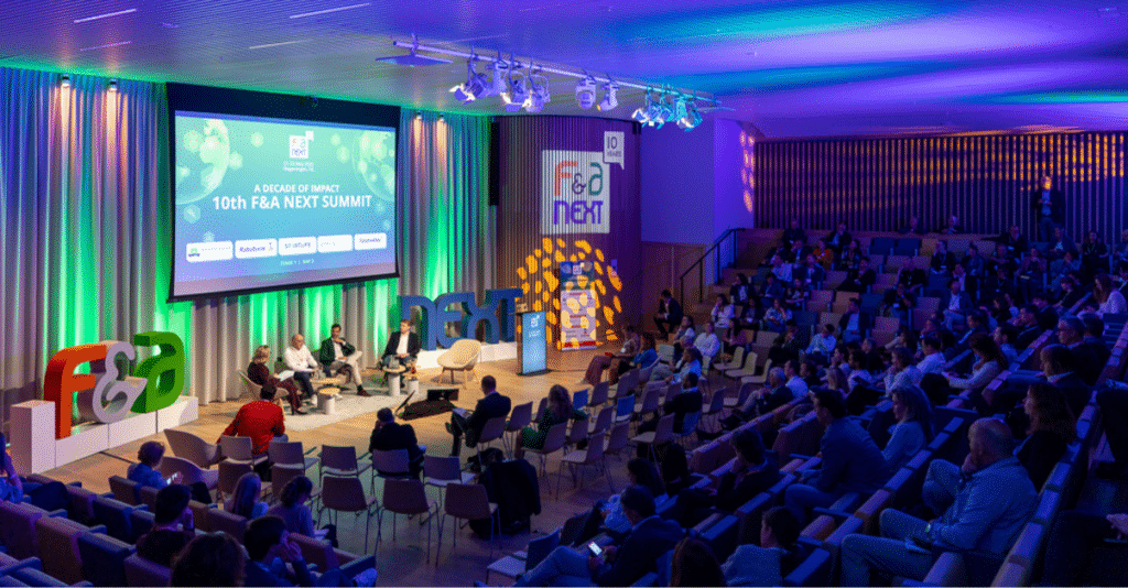 Main stage at F&A Next event in 2025.